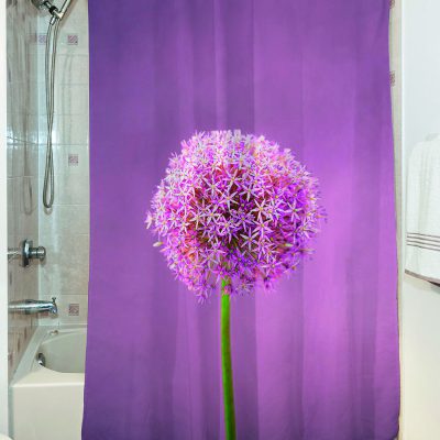 Κουρτίνα μπάνιου Smooth Art 3065 190x180 Μωβ Beauty Home