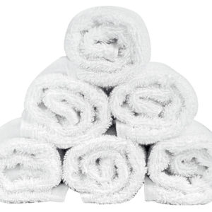 Πετσέτα Λαβέτα Ξενοδοχείου 500gsm Plain 100% Cotton 30×30 Λευκό Beauty Home
