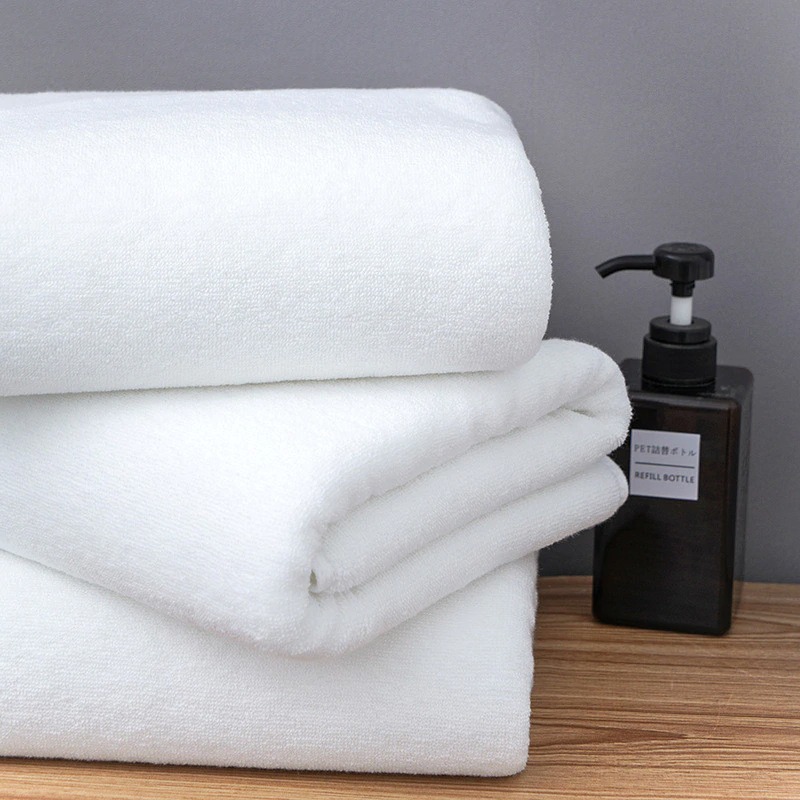 Πετσέτα Προσώπου Ξενοδοχείου 650gsm Delicate 100% Cotton 50x95 Λευκό Beauty Home
