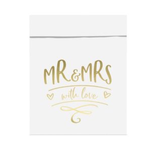 ΣΑΚΟΥΛΑΚΙΑ Mr&Mrs, 6ΤΜΧ  13×16.5cm Beauty Home