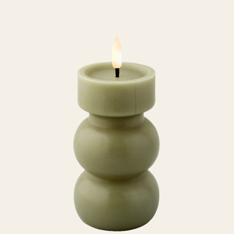 LED ΚΕΡΙ 7 x 15 cm ΚΑΜΠΥΛΕΣ ΛΑΔΙ Beauty Home