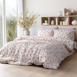 Beauty Home Σετ σεντόνια υπέρδιπλα με λάστιχο Art 12218 Chloe 100% Βαμβακοσατέν 300tc 170×200+30 Μπεζ