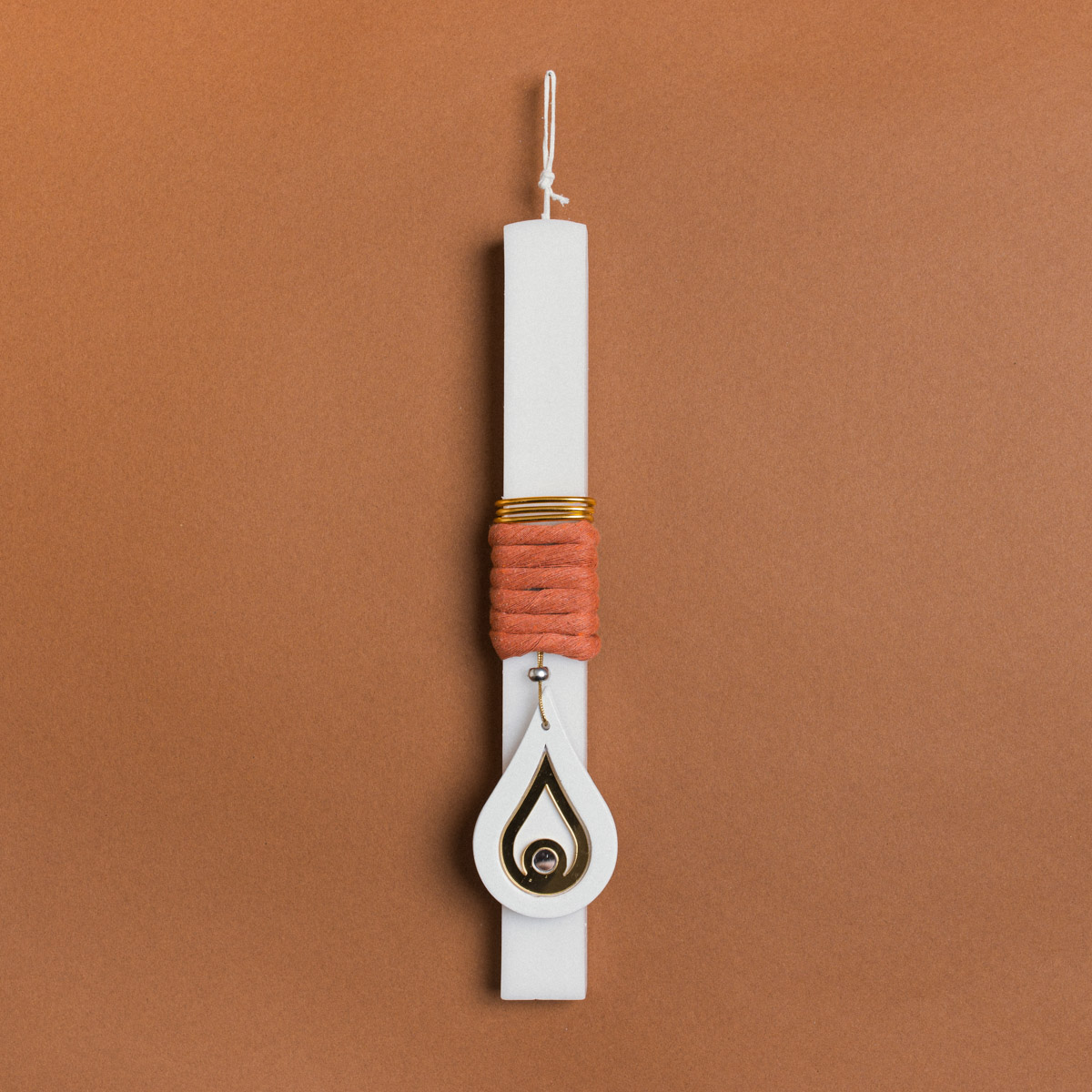 Beauty Home ΛΑΜΠΑΔΑ 33cm ΚΕΡΑΜΙΚΟ ΔΑΚΡΥ ΧΡΥΣΟ ΣΕ ΣΥΣΚΕΥΑΣΙΑ ΔΩΡΟΥ