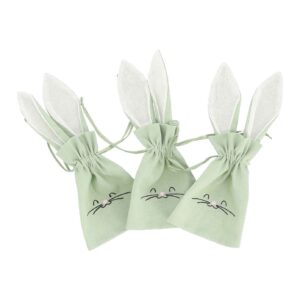 Beauty Home 3 Πουγκιά υφασμάτινα – κουνέλι με αυτιά 10x23cm