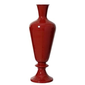 Beauty Home Μεταλλικό Βάζο Μπορντώ 20 x 57cm