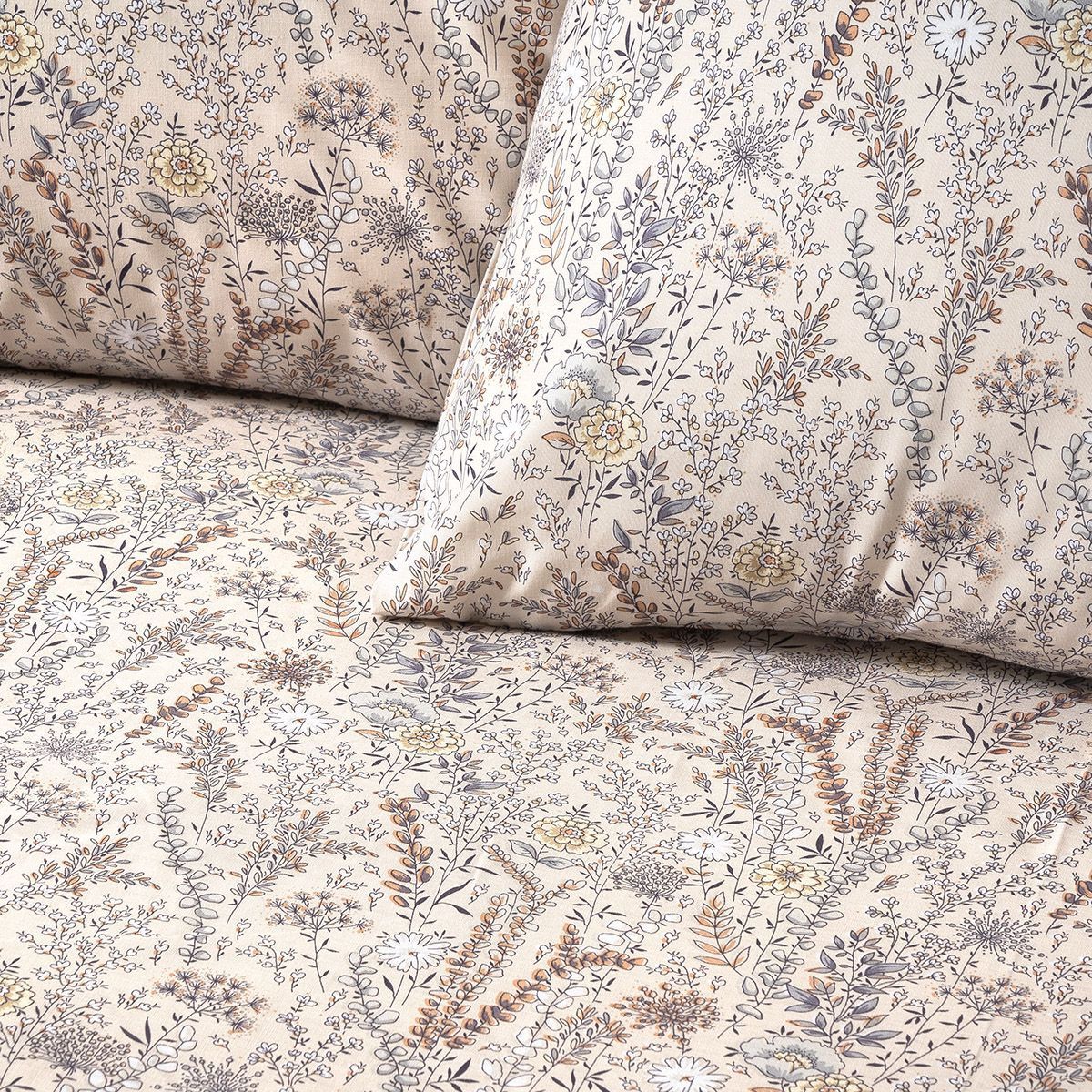 Beauty Home Ζεύγος μαξιλαροθήκες Sienna Art 12254 52x72 Μπεζ - Image 2