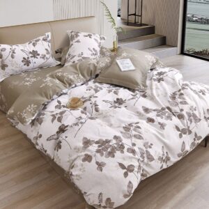 Beauty Home Σετ πάπλωμα υπέρδιπλο Art 12275 Alcestis 220×240 Μόκα