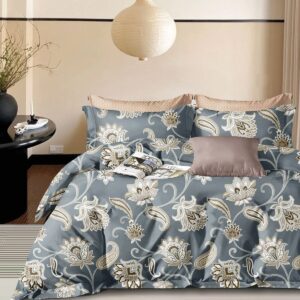 Beauty Home Σετ πάπλωμα υπέρδιπλο Art 12279 Athina 220×240 Γκρι