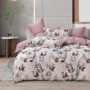 Beauty Home Σετ πάπλωμα υπέρδιπλο Art 12286 Ariel 220×240 Αμέθυστος