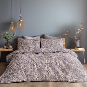 Beauty Home Σετ σεντόνια φανελένια μονά Gogh Art 12334 170×260 Μόκα