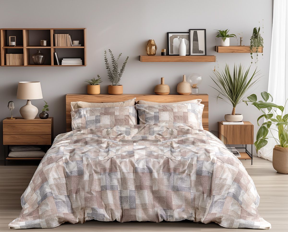 Beauty Home Σετ σεντόνια φανελένια μονά Renoir Art 12338 170x260 Μπεζ