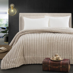 Beauty Home Κουβερτοπάπλωμα υπέρδιπλο Art 12525 220×240 Μπεζ