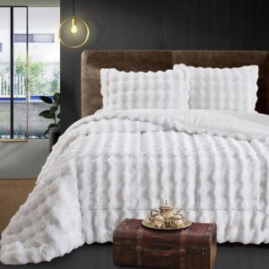 Beauty Home Κουβερτοπάπλωμα king size Art 12661 240×260 Λευκό