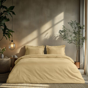 Beauty Home Σετ σεντόνια υπέρδιπλα με λάστιχο Art 1700 Harmony 170×200+30 Κρεμ