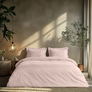 Beauty Home Σετ σεντόνια υπέρδιπλα με λάστιχο Art 1700 Harmony 170×200+30 Ροζ