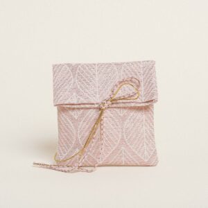 Beauty Home ΠΟΥΓΚΙ 12 x 17 cm ΖΑΚΑΡ ΦΥΛΛΟ ΡΕΤΡΟ LUREX ΣΑΠΙΟ ΜΗΛΟ