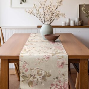 Beauty Home ΡΑΝΝΕΡ ΚΛΑΣΙΚΟ ΦΛΟΡΑΛ ΜΠΕΖ