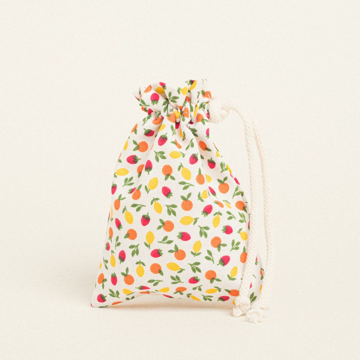 Beauty Home ΠΟΥΓΚΙ ΜΕ ΚΟΡΔΟΝΙ 12 x 17 cm ΜΙΝΙ ΦΡΟΥΤΑ MIX