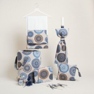 Beauty Home ΣΕΤ ΒΑΠΤΙΣΗΣ ΜΠΛΕ ΜΑΝΤΑΛΑ