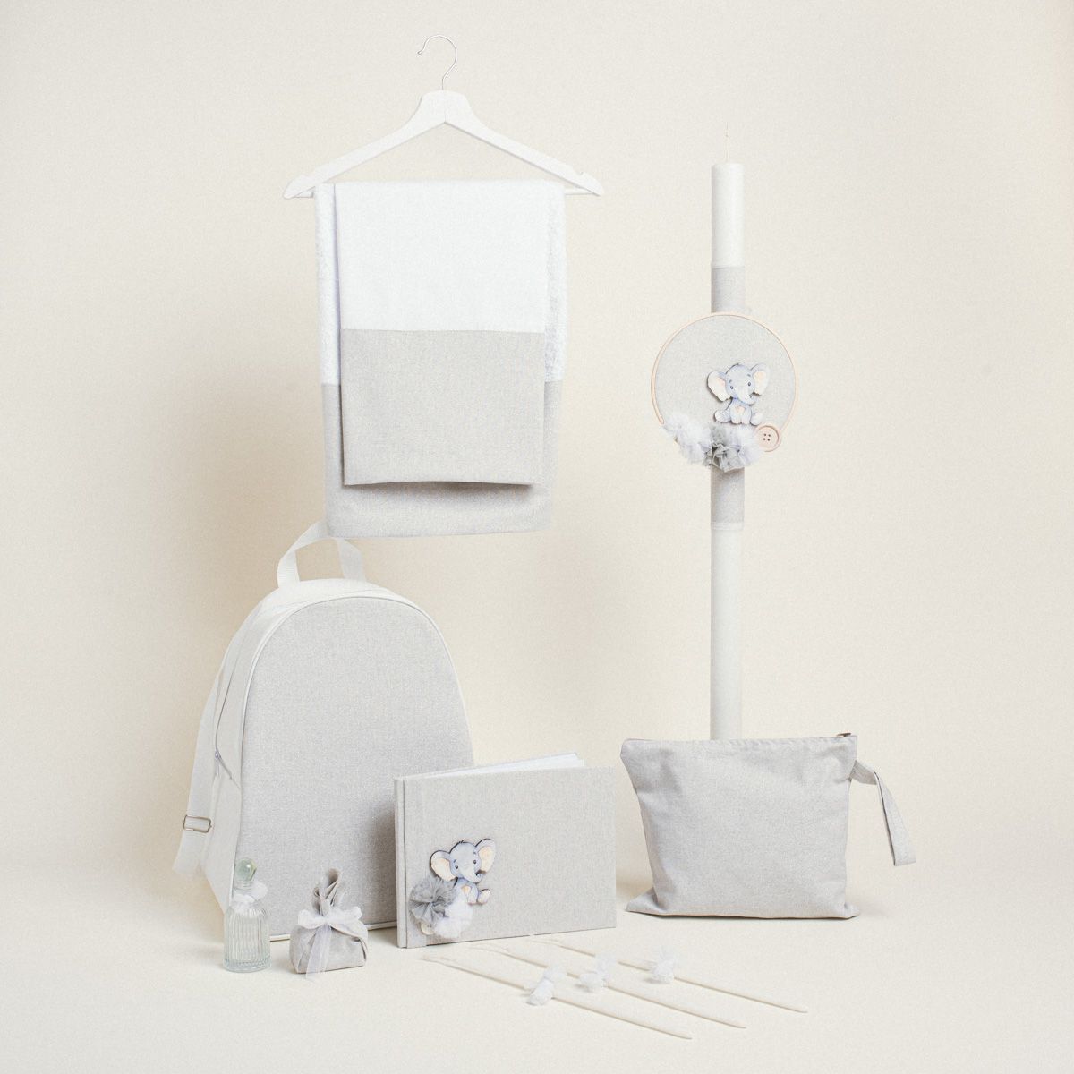 Beauty Home ΣΕΤ ΒΑΠΤΙΣΗΣ ΕΛΕΦΑΝΤΑΚΙ ΤΕΛΑΡΟ - Image 2