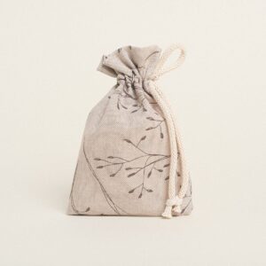 Beauty Home ΠΟΥΓΚΙ ΜΕ ΚΟΡΔΟΝΙ 12 x 17 cm  ΚΛΑΔΙΑ ΜΠΕΖ ΦΟΝΤΟ