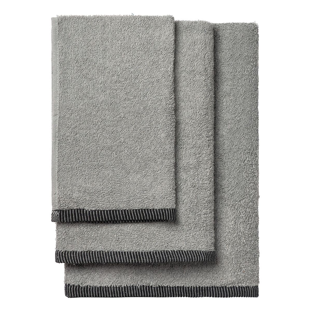 Beauty Home Σετ πετσέτες Art 3451 Σετ 3τμχ Γκρι - Image 2