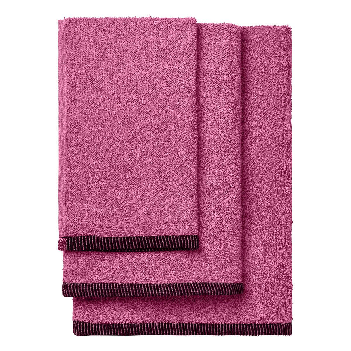 Beauty Home Σετ πετσέτες Art 3455 Σετ 3τμχ Φουξ