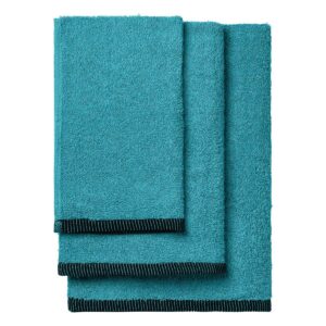 Beauty Home Σετ πετσέτες Art 3456 Σετ 3τμχ Πετρόλ