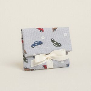 Beauty Home ΠΟΥΓΚΙ ΜΕ ΚΟΡΔΕΛΑ 12 x 17 cm ΜΙΝΙ ΑΥΤΟΚΙΝΗΤΑΚΙΑ ΓΚΡΙ