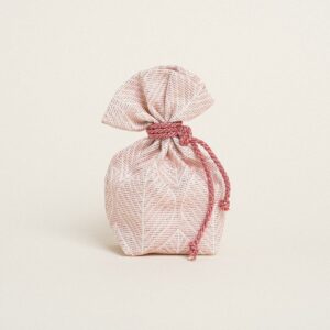 Beauty Home ΠΟΥΓΚΙ ΜΕ ΒΑΣΗ 8 x 12 cm ΖΑΚΑΡ ΦΥΛΛΟ ΡΕΤΡΟ LUREX ΣΑΠΙΟ ΜΗΛΟ