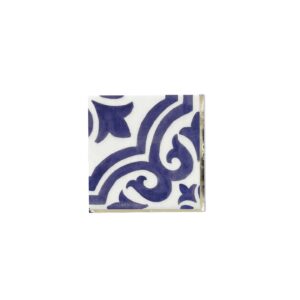 Beauty Home 20 χαρτοπετσέτες κοκτέιλ Dolce Vita μπλε,λευκές 24 x 24 cm