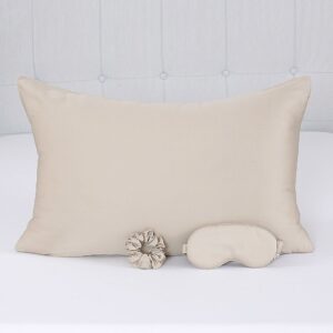 Beauty Home Σετ ομορφιάς ύπνου 3τμχ Art 7008 100% Tencel – Μπεζ