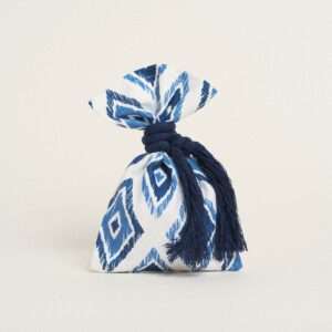 Beauty Home ΠΟΥΓΚΙ 14 x 22 cm ΜΠΛΕ ΡΟΜΒΟΙ