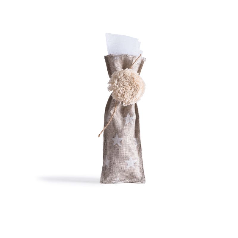 Beauty Home ΠΟΥΓΚΙ ΜΑΚΡΟΣΤΕΝΟ 6 x 19 cm -ΛΕΥΚΑ ΑΣΤΕΡΙΑ - Image 3