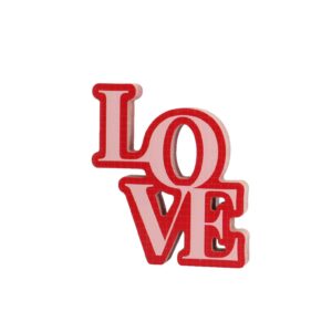 Beauty Home Ξύλινο διακοσμητικό Love 11×12,5×1,5 cm