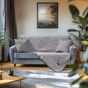 Beauty Home Ριχτάρι Τριθέσιο Art 8640 170×290 Γκρι