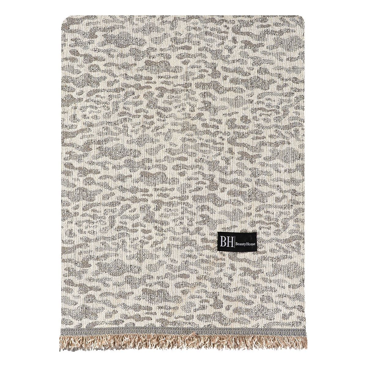 Beauty Home Ριχτάρι Τριθέσιο Art 8641 170x290 Εκρού - Image 3