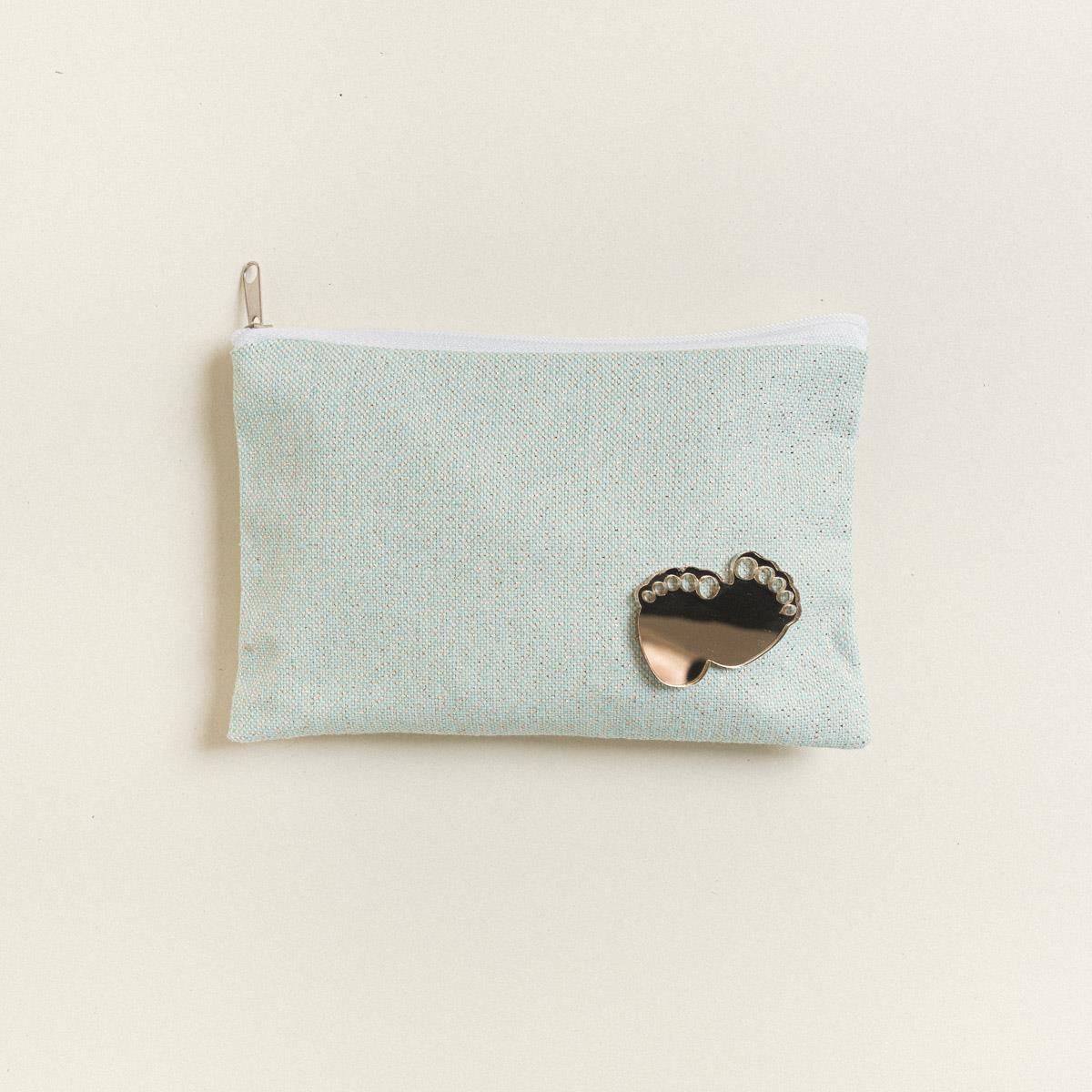 Beauty Home ΠΟΡΤΟΦΟΛΑΚΙ 9 x 16 cm ΒΕΡΑΜΑΝ ΧΡΥΣΟ LUREX - Image 2