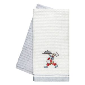 Beauty Home Ποτηρόπανα σετ 2τμχ Chef Art 8805 40×60 Γκρι