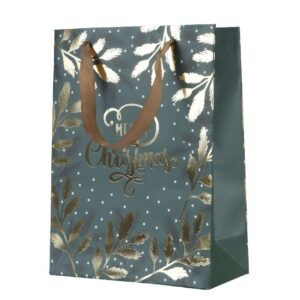 Beauty Home Χριστουγεννιάτικη Τσάντα Χάρτινη  Merry Christmas 10cm x 26cm x 32cm