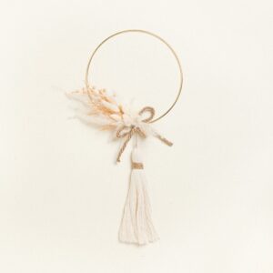 Beauty Home ΣΤΕΦΑΝΙ ΣΤΟΛΙΣΜΕΝΟ ΜΠΕΖ-ΧΡΥΣΟ ΜΕ ΑΠΟΞΗΡΑΜΕΝΑ