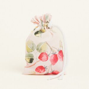 Beauty Home ΠΟΥΓΚΙ ΜΕ ΚΟΡΔΟΝΙ 12 x 17 cm ΠΟΠΛΙΝΑ ΦΡΑΟΥΛΕΣ ΚΑΙ ΑΝΘΗ