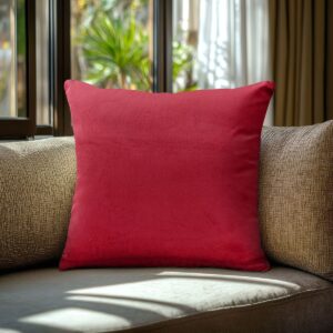 Beauty Home Μαξιλαροθήκη ΒΕΛΟΥΔΟ PREMIUM ΚΟΚΚΙΝΟ