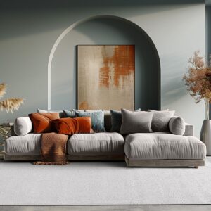 Beauty Home Πατάκι Rustic Art 9331 67×140 Λευκό