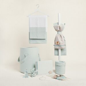 Beauty Home ΣΕΤ ΒΑΠΤΙΣΗΣ ΕΛΕΦΑΝΤΑΚΙ ΒΕΡΑΜΑΝ ΧΡΥΣΟ LUREX