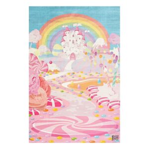 Beauty Home Χαλί παιδικό Fun Art 9572 135×180 Ροζ