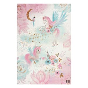 Beauty Home Χαλί παιδικό Fun Art 9588 135×180 Ροζ