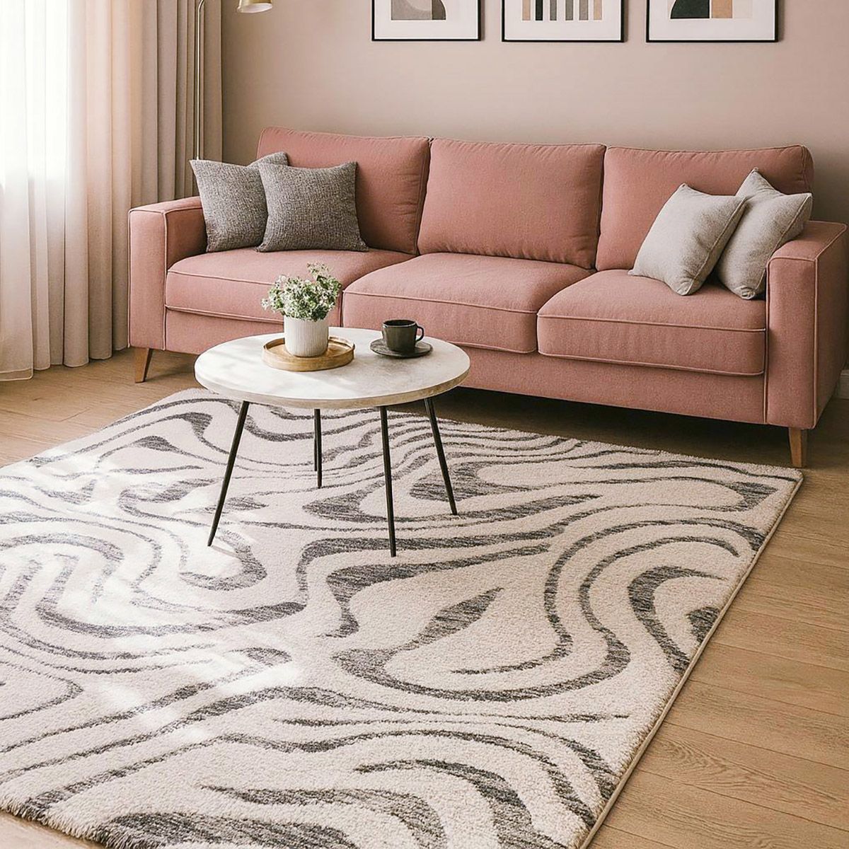 Beauty Home Σετ Κρεβατοκάμαρας 3τμχ Puffy Art 9660(66x140+66x140+66x230) Γκρι - Image 2