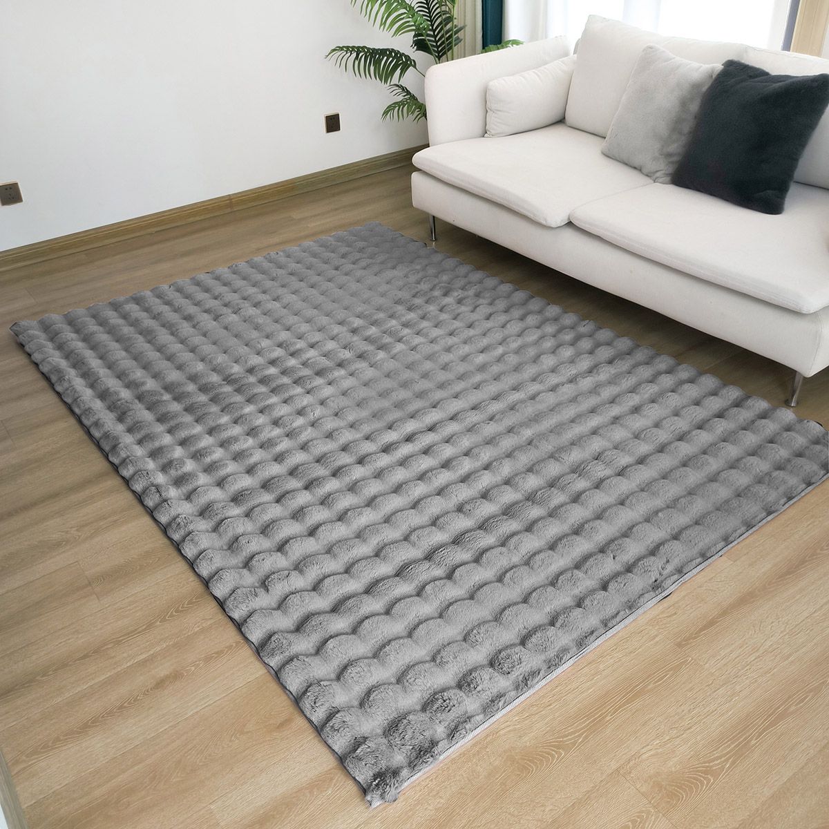 Beauty Home Χαλί Bubble Art 9664 133x190 Γκρι