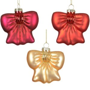 Beauty Home Γυάλινο Φιόγκος 8.2cm x 3.9cm x 8.5cm